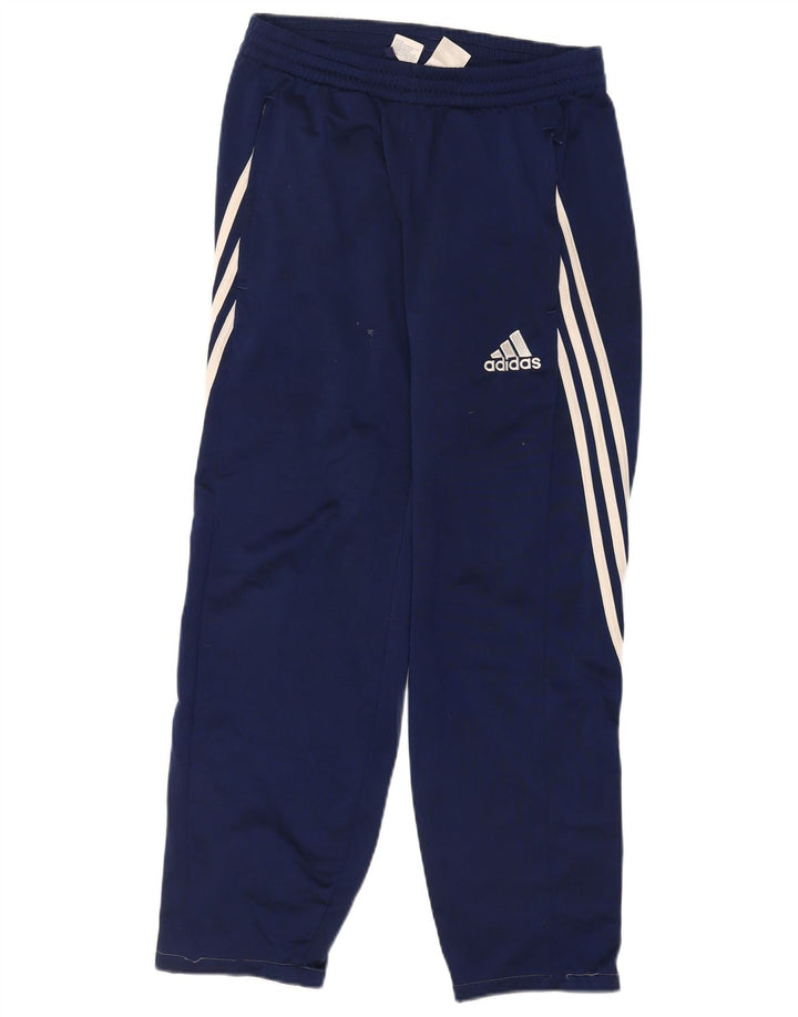 Męskie spodnie dresowe Adidas, małe, granatowe, poliestrowe