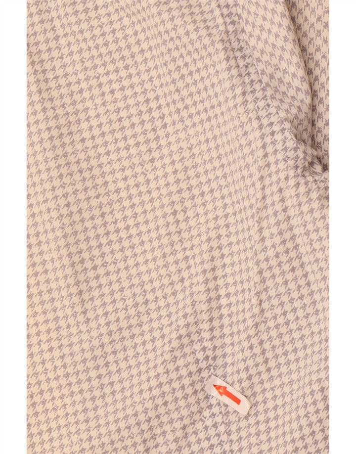 Koszula męska Hugo Boss Slim Fit, mała, biała pepitka