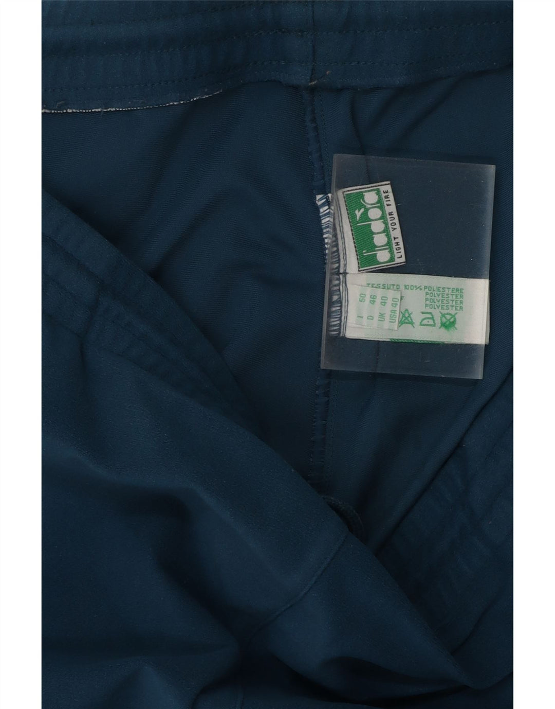 DIADORA Mens Tracksuit Trousers UK 40 Medium Blue Polyester Vintage Diadora and Second-Hand Diadora from Messina Hembry 