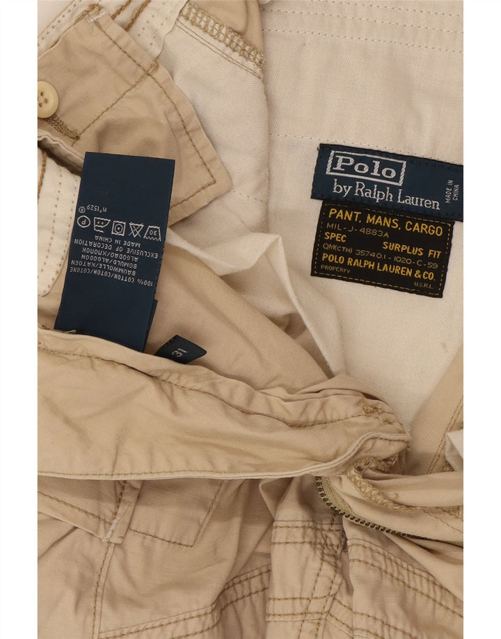 Męskie spodenki cargo Polo Ralph Lauren W31 Średni beż, bawełna