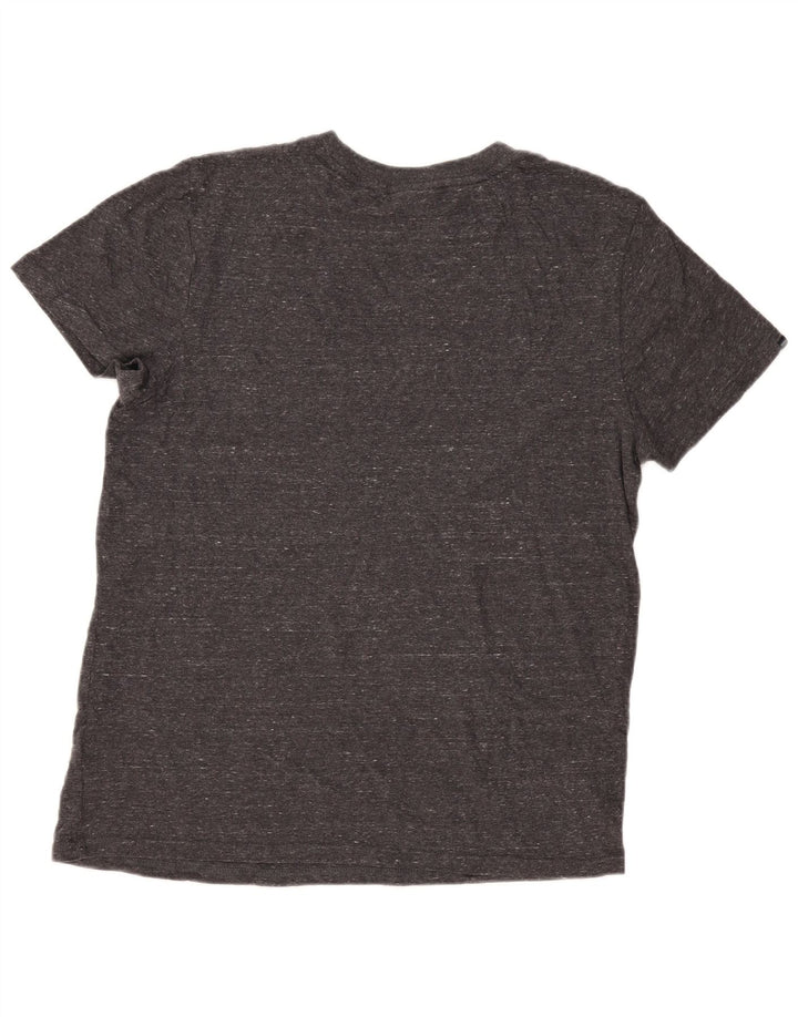 Męski T-shirt Superdry XL, szara bawełna w plamki