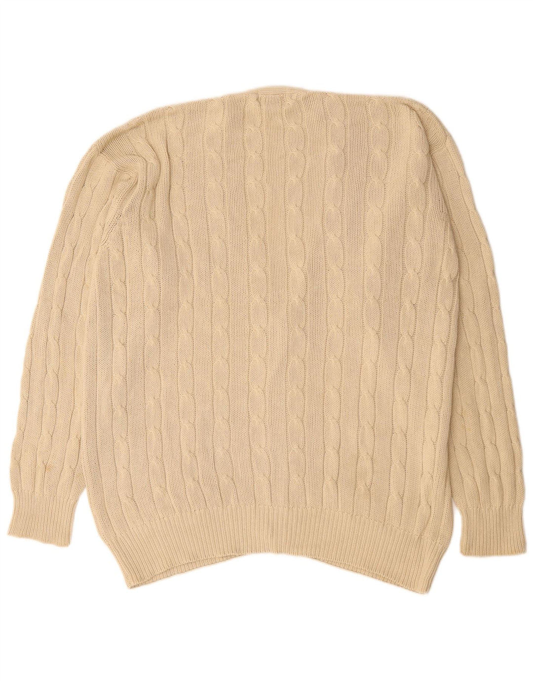 Męski sweter Kappa XL, beżowa bawełna