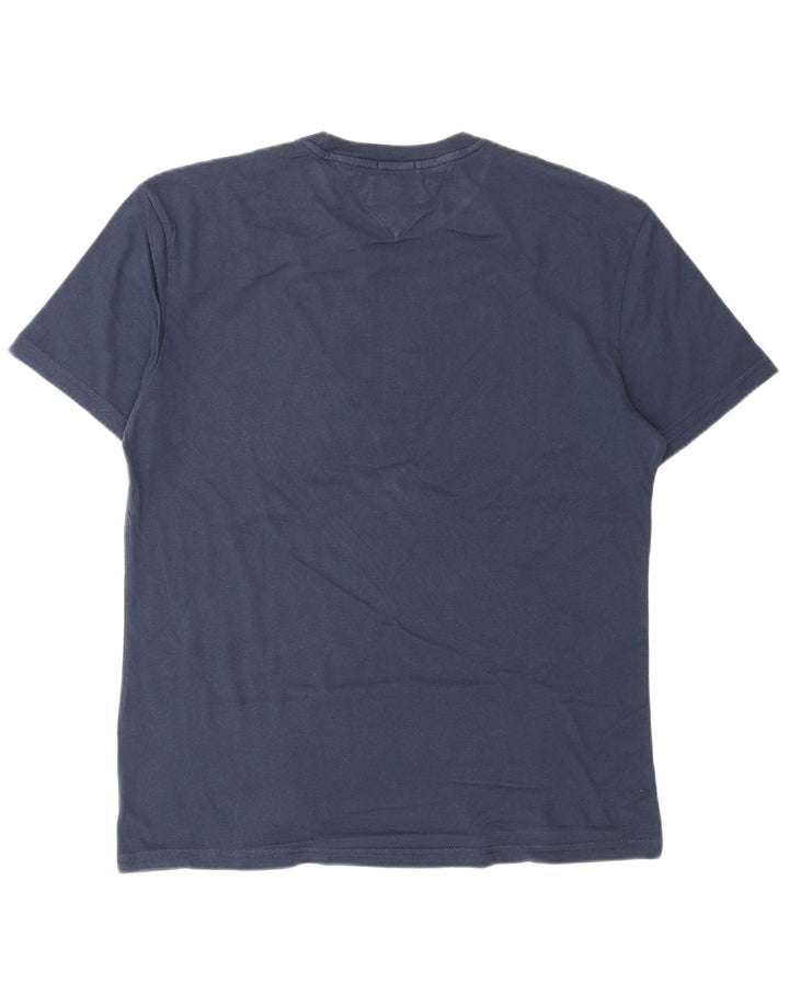 Męska koszulka T-shirt z grafiką o regularnym kroju TOMMY HILFIGER, średni kolor granatowy