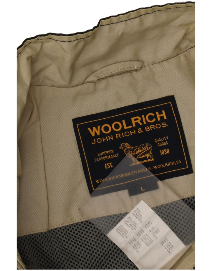Damska kurtka użytkowa Woolrich UK 14, duża, granatowa, bawełniana