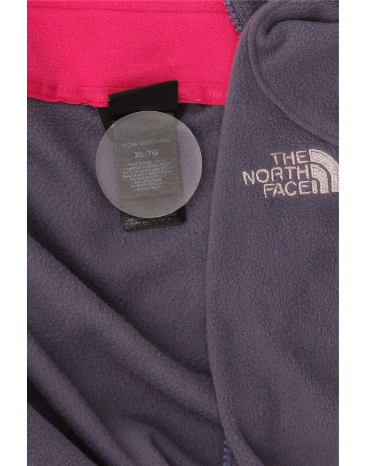 Damska kurtka polarowa The North Face UK 18 XL, fioletowa, poliestrowa