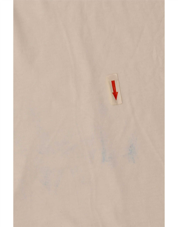 T-shirt męski Hugo Boss, mały, biały, bawełniany