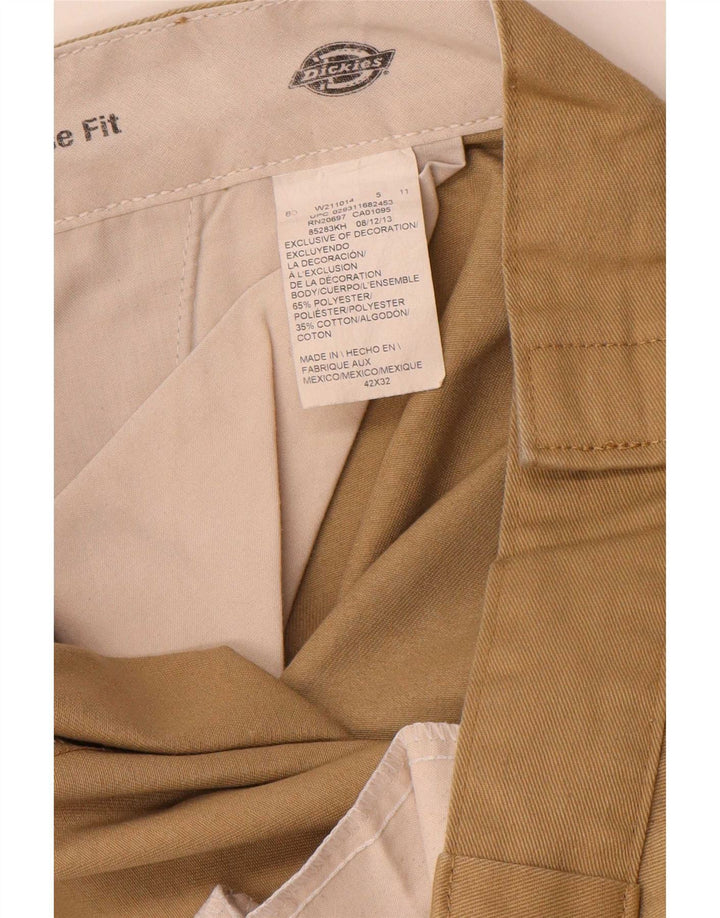 Męskie spodnie cargo Dickies o luźnym kroju W42 L32 Beżowy poliester