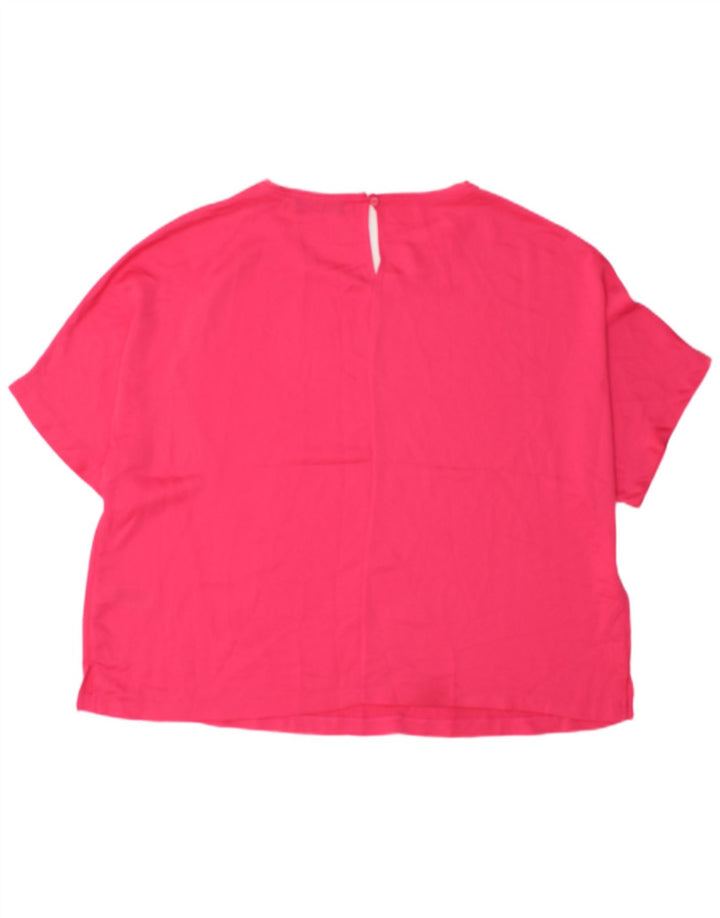 Bluzka damska Marks & Spencer UK 20 2XL Różowy poliester