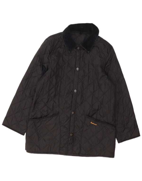 Damska pikowana kurtka Barbour UK 18 XL, czarna, poliamid