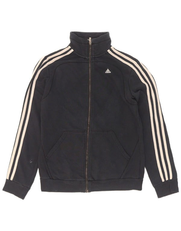 Damska kurtka dresowa Adidas UK 8/10 Mała czarna bawełniana