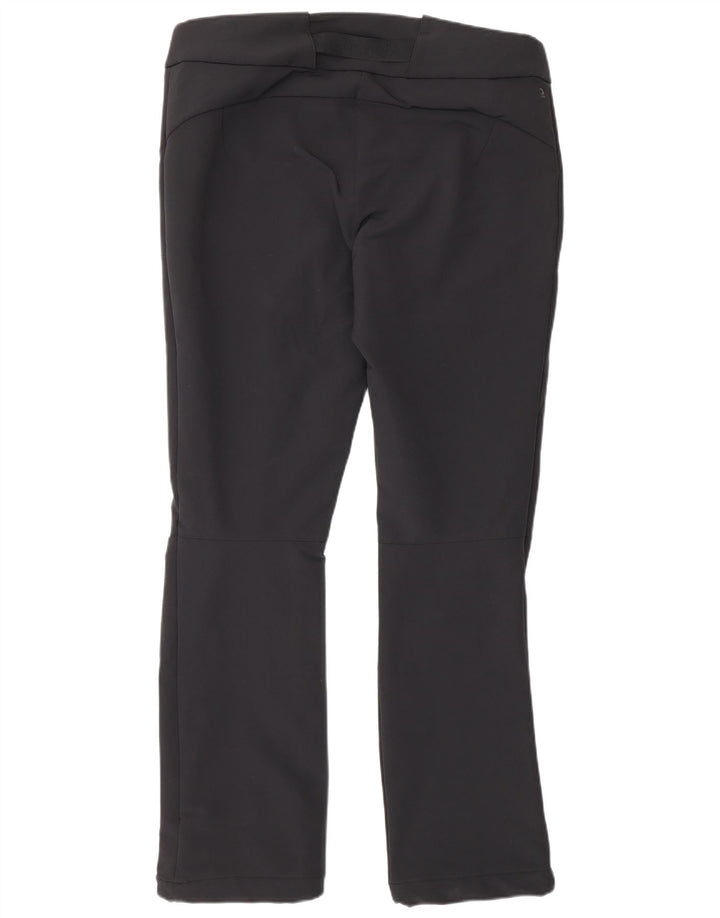 Damskie spodnie cargo Decathlon Bootcut, duże W38 L31, czarne, poliestrowe