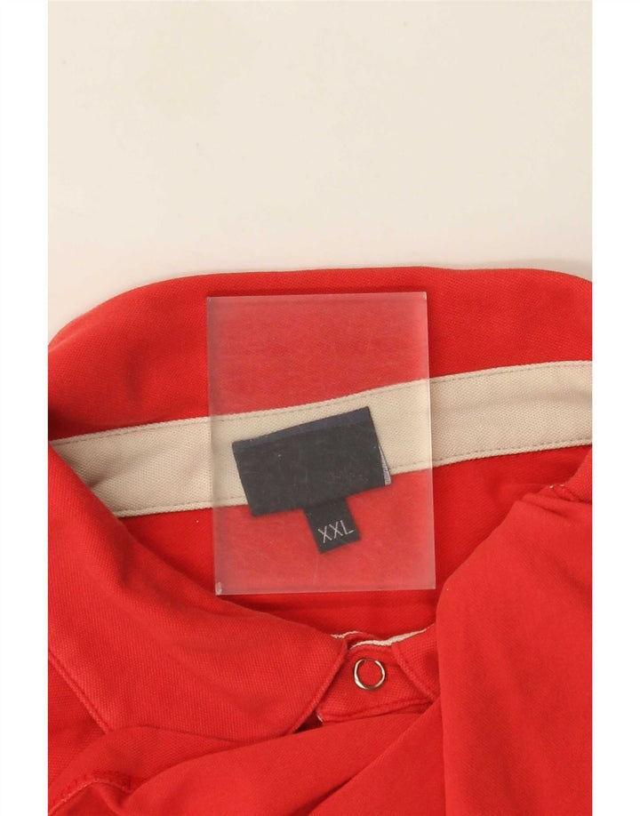 Męska koszulka polo Trussardi 2XL, czerwona, bawełniana
