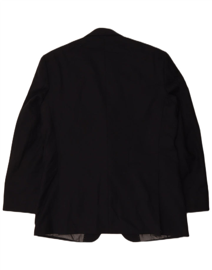 Męska marynarka Pierre Cardin zapinana na 2 guziki, UK 42 XL, granatowa, poliester