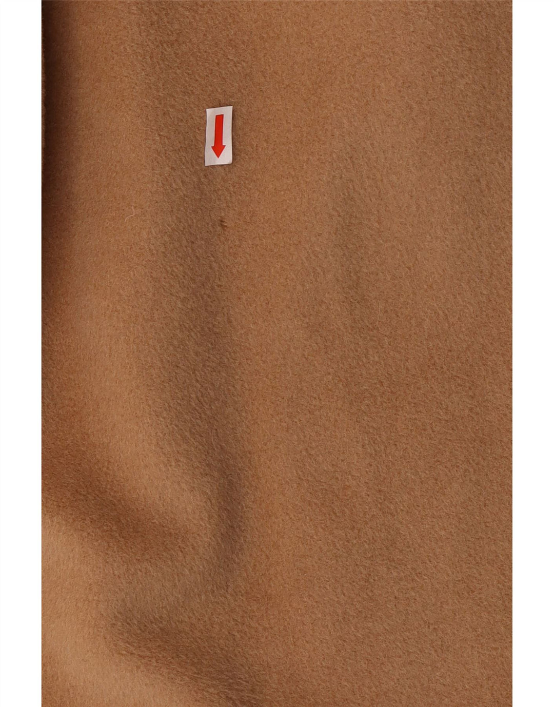 MARELLA Damski płaszcz dwurzędowy UK 12 Średni beżowy klasyk z dziewiczej wełny