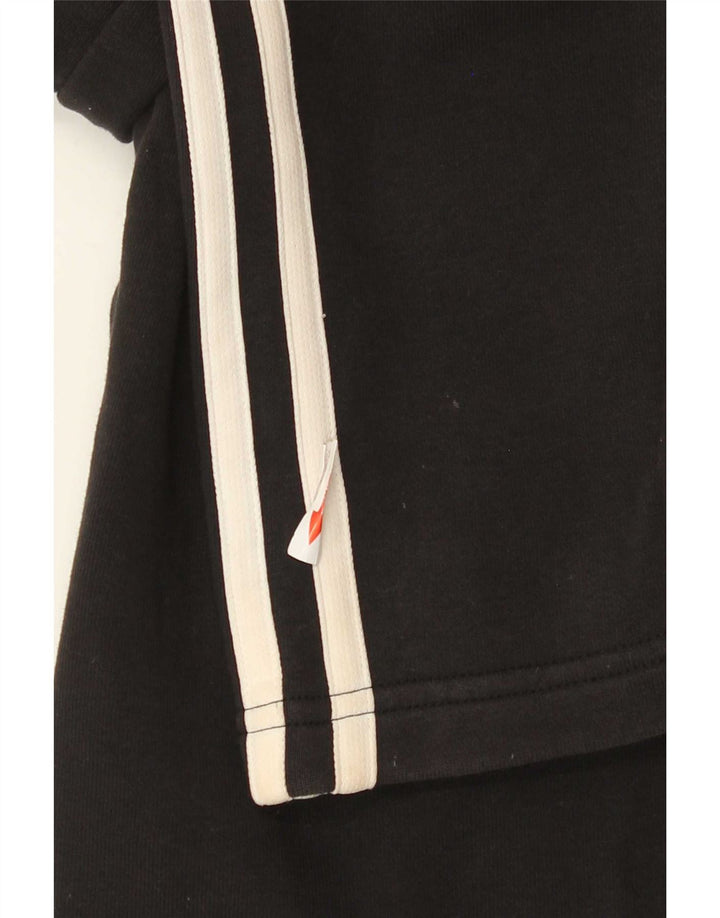 Męskie spodnie dresowe Adidas, średnie czarne, bawełniane