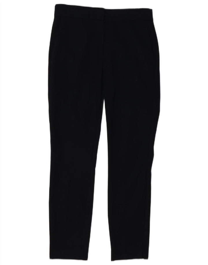 Spodnie damskie Zara Slim Casual, średnie W30 L27, czarna bawełna