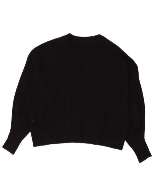 Damski sweter oversize Zara Crop Oversize UK 10 Small Black Wiskoza