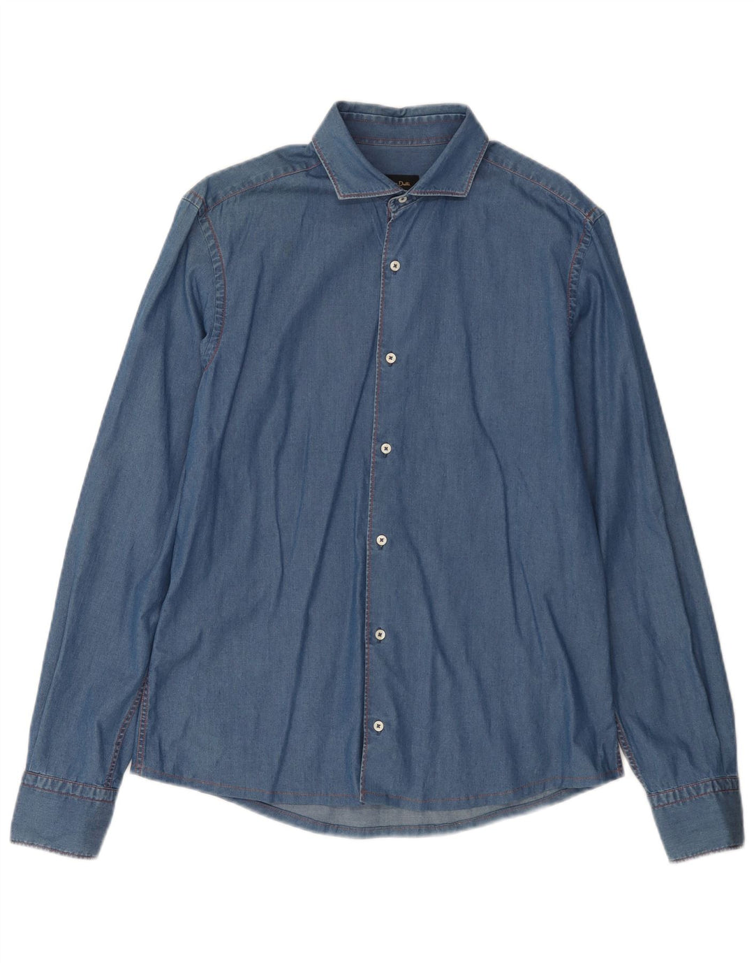 Męska koszula dżinsowa MASSIMO DUTTI w kolorze średnioniebieskim