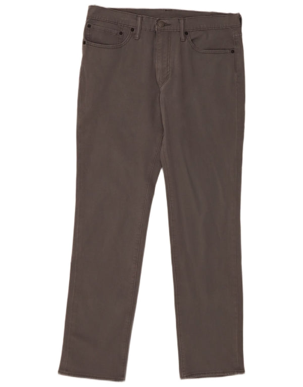 Męskie jeansy Levi's 511 Slim W34 L34 Szara bawełna