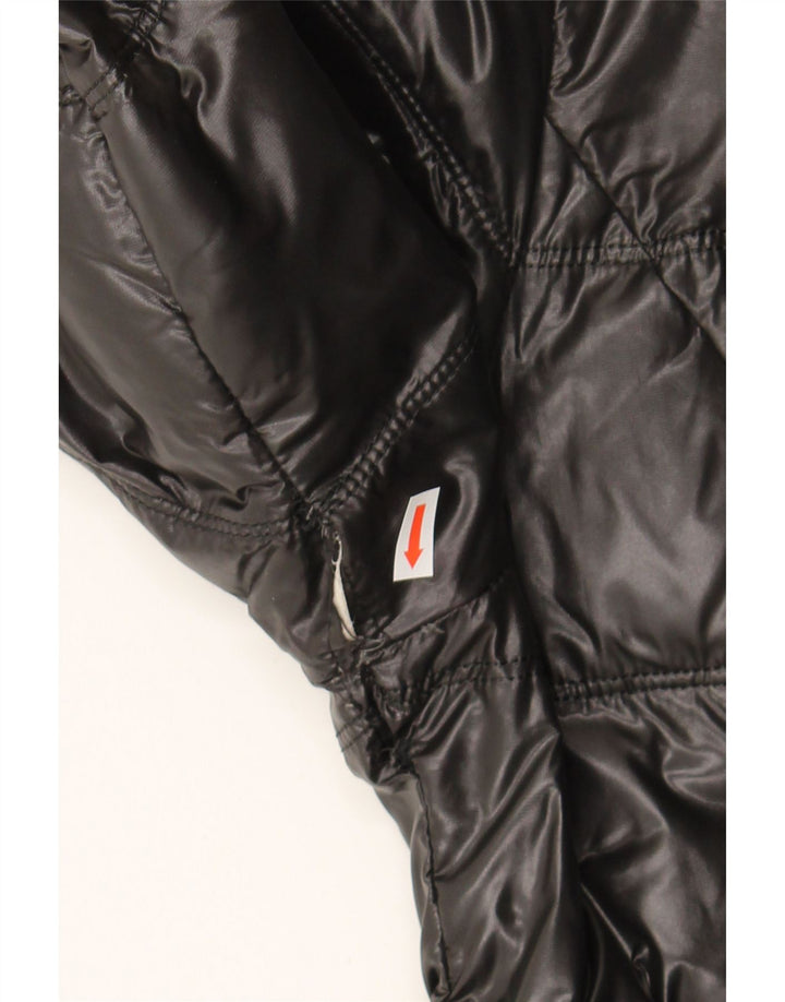 JEEP Womens Hooded Padded Coat UK 12 Medium Black Polyester Vintage Jeep and Second-Hand Jeep from Messina Hembry 