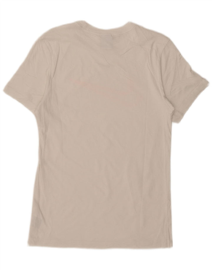 Męski T-shirt z grafiką Nike, mały, biały, bawełniany