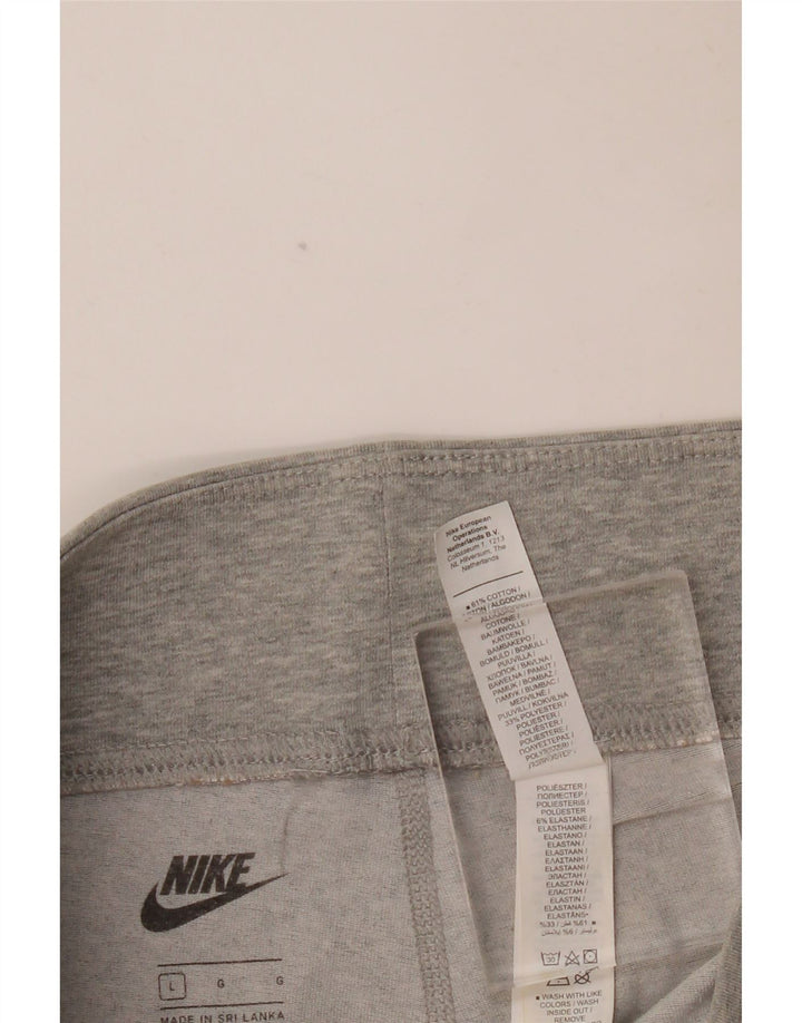 Damskie legginsy NIKE Graphic UK 14, duże, szare, bawełniane