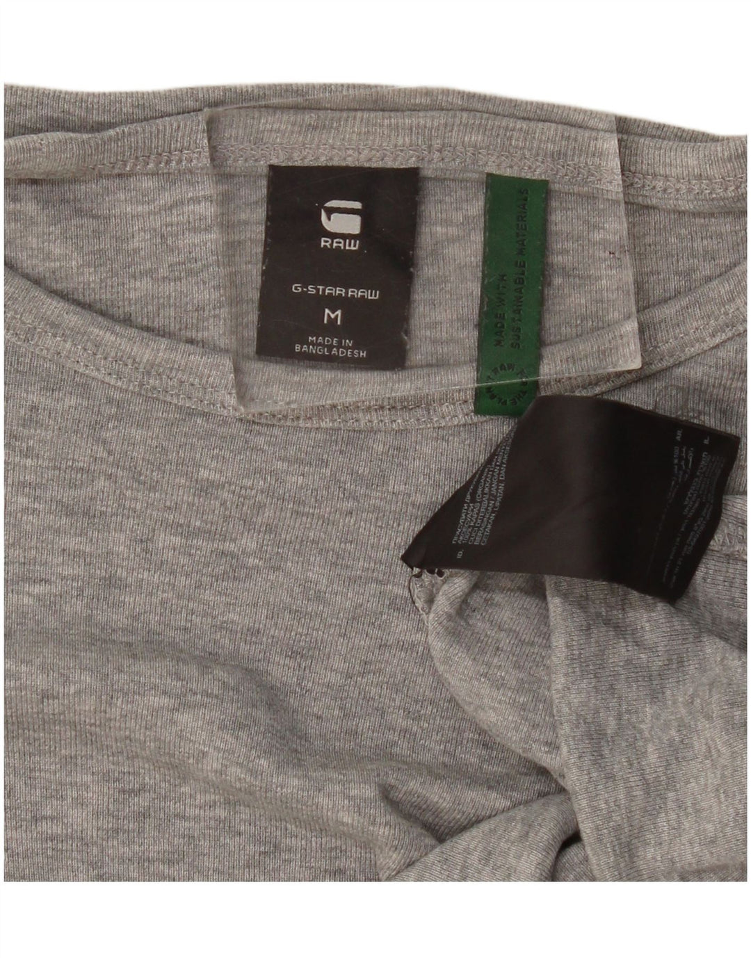 Męska koszulka G-Star, średnia, szara, nakrapiana bawełna
