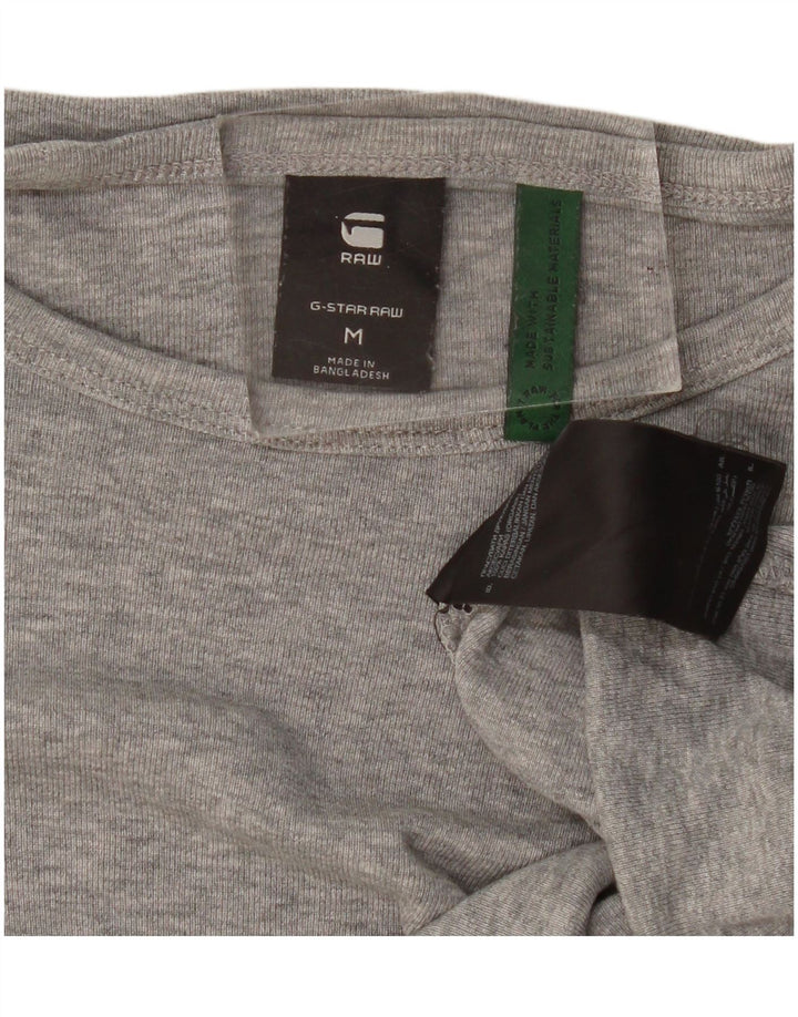 Męska koszulka G-Star, średnia, szara, nakrapiana bawełna