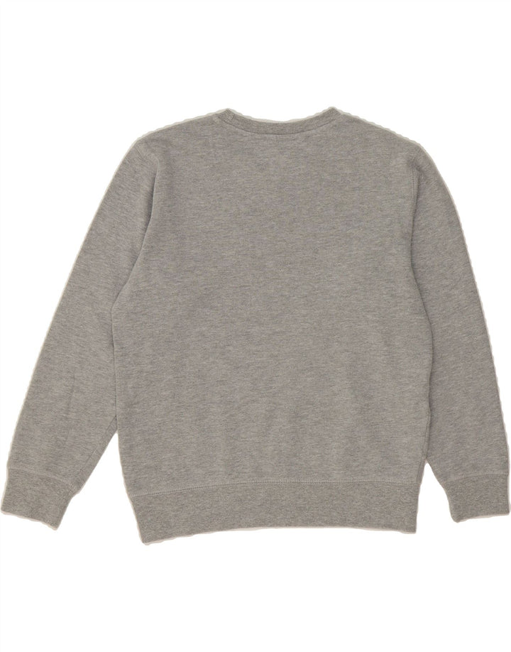 CHAMPION Womens Graphic Sweatshirt Jumper UK 14 Medium Grey Cotton Vintage Champion and Second-Hand Champion from Messina Hembry 