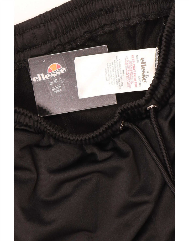 Damskie spodenki sportowe Ellesse UK 10, małe, czarne, poliestrowe