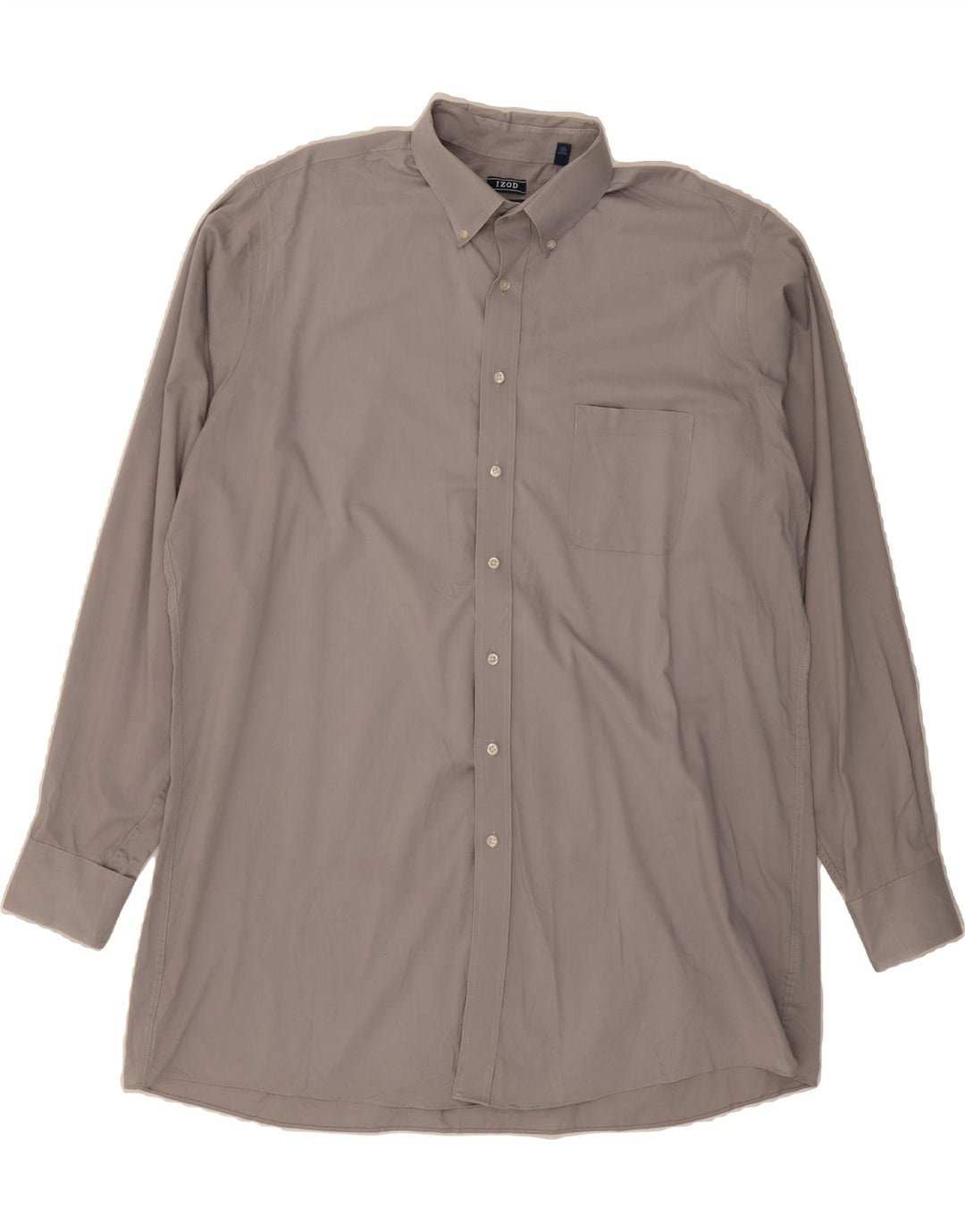 IZOD Mens Tall Shirt 2XL Grey Cotton Vintage Izod and Second-Hand Izod from Messina Hembry 