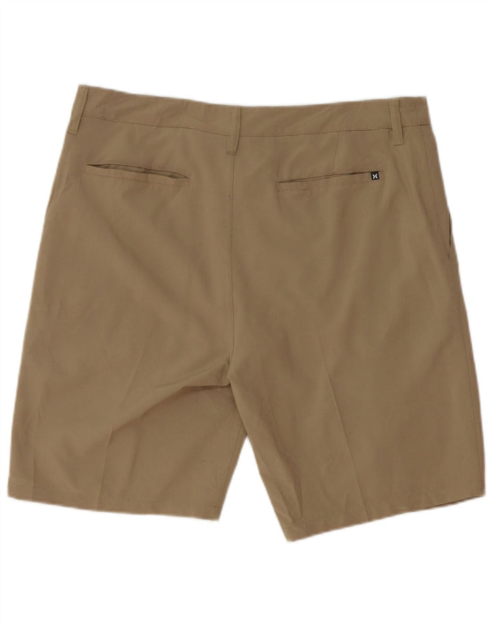 Męskie spodenki chino Hurley W34, duży, khaki, poliester