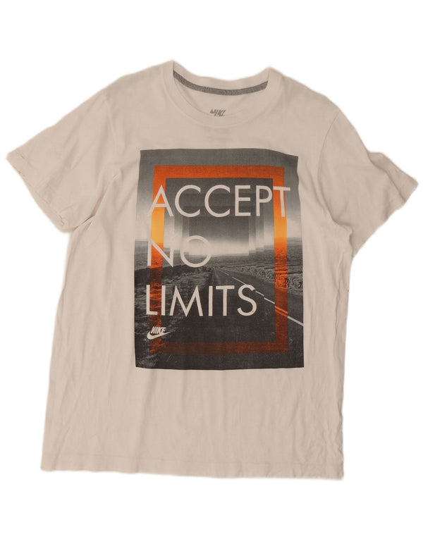 Męski T-shirt Nike z grafiką, duży, biały