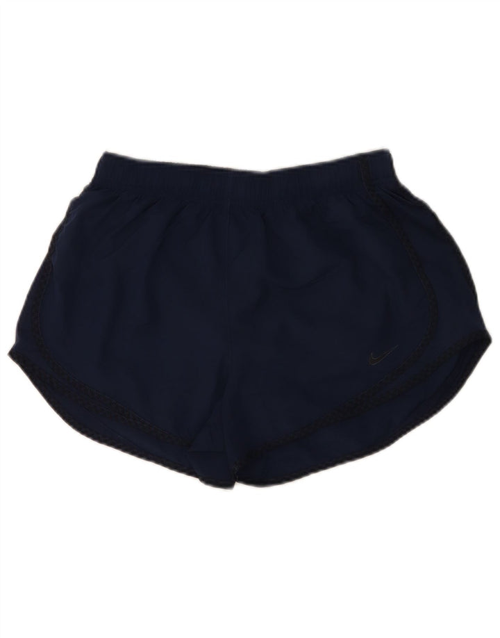 Damskie spodenki sportowe Nike Dri Fit UK 12, średni granatowy poliester