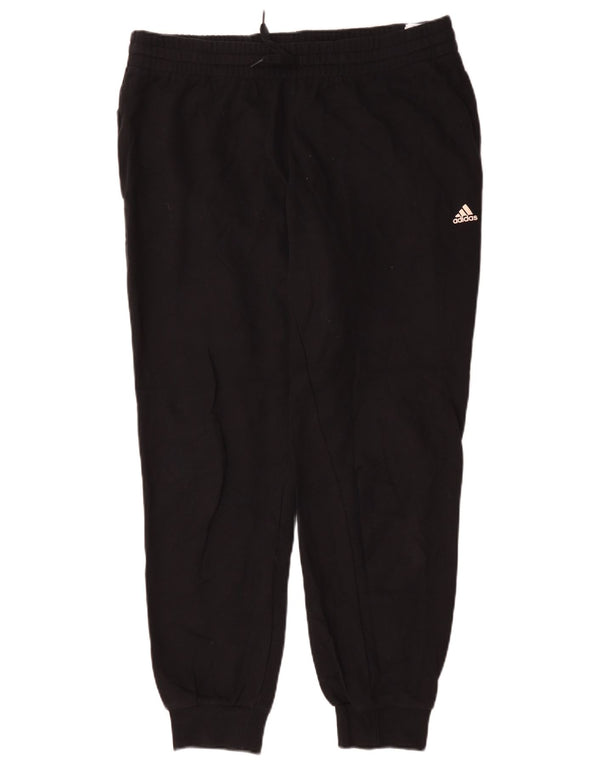 Damskie spodnie dresowe Adidas Graphic Joggers UK 20/22 XL Czarna bawełna