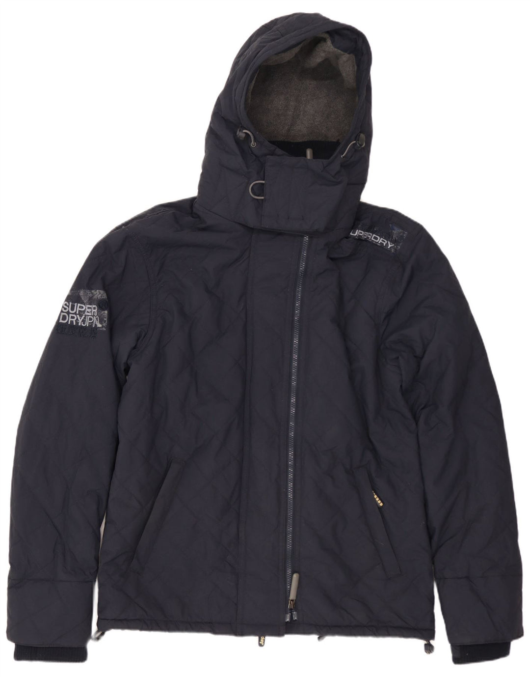 Damska kurtka wiatrówka SUPERDRY Graphic UK 14, średni granat