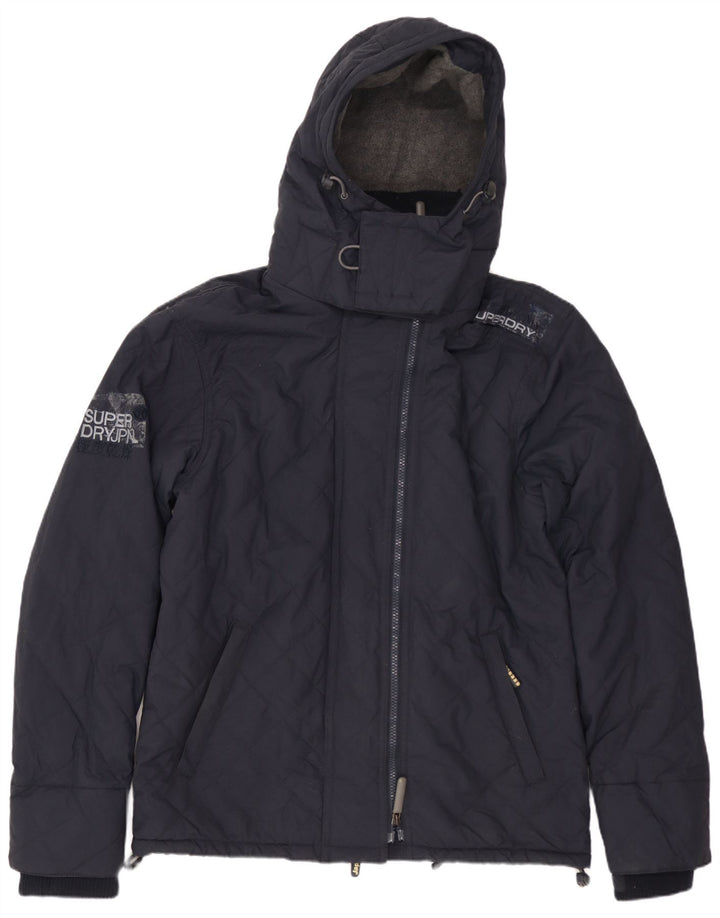 Damska kurtka wiatrówka SUPERDRY Graphic UK 14, średni granat