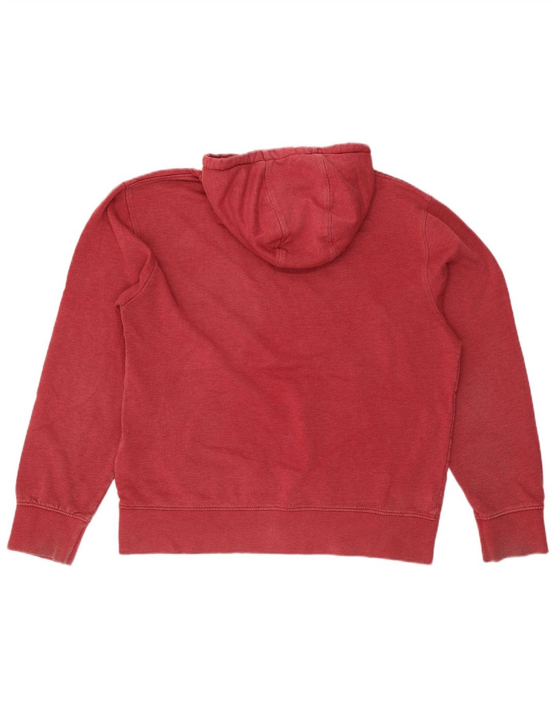 Męski sweter z kapturem i grafiką SALTROCK XL, czerwony, bawełniany