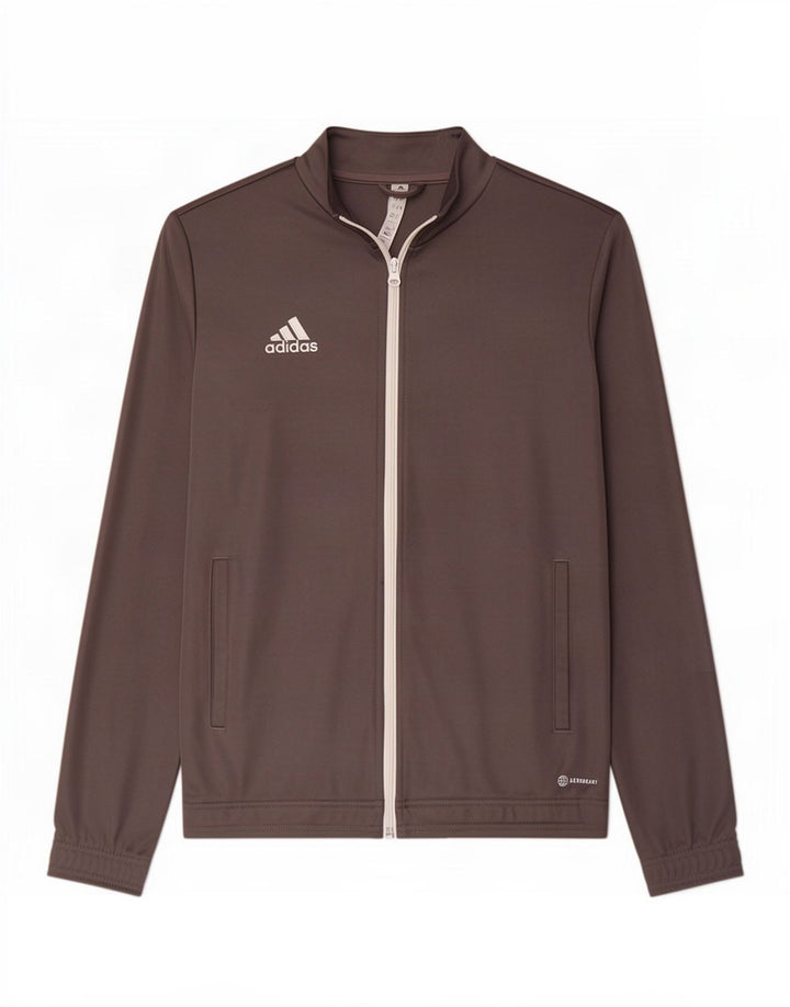 Męska kurtka dresowa Adidas Aeroready, średnioszara, poliestrowa