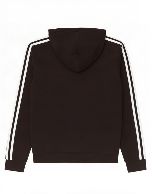 Adidas Męska bluza z kapturem, mała, czarna, bawełniana