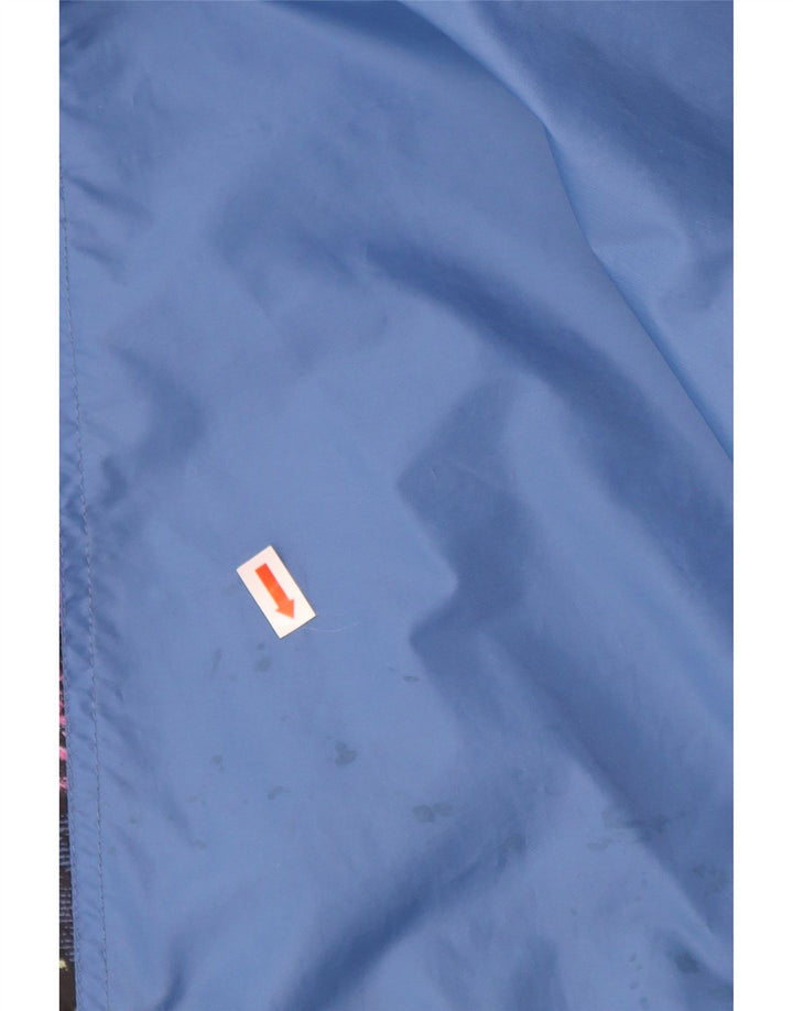 Męska kurtka Anorak ALEX ATHLETICS UK 40, duża, niebieska, geometryczna poliamid