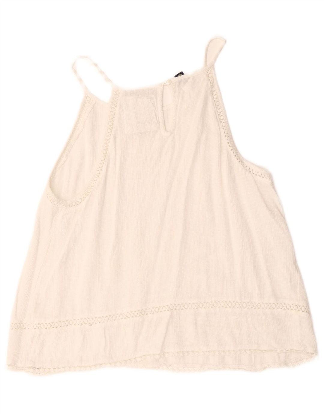 Damska bluzka oversize bez rękawów Superdry UK 10, mała, biała