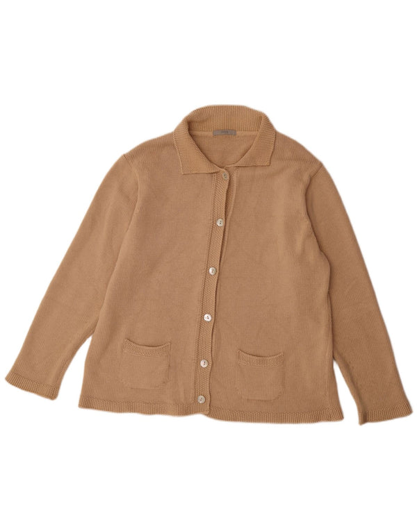 Marks & Spencer Damski sweter kardigan UK 20 2XL Beżowy Akryl