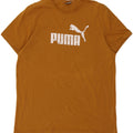 Męska koszulka z grafiką Puma, 2XL, brązowa, bawełniana