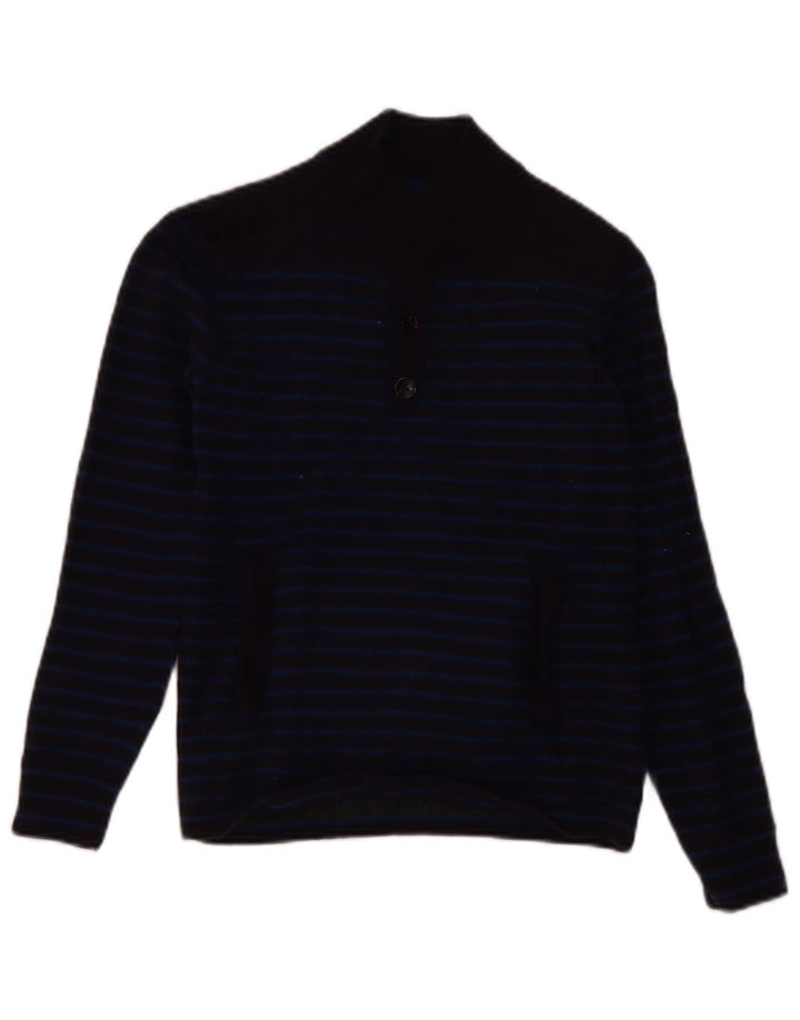 Damski sweter zapinany na guziki Reiss UK 12, średni granatowy w paski