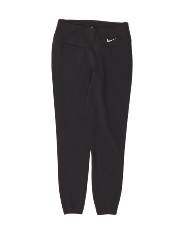 Legginsy damskie Nike Dri Fit UK 8, małe, szare