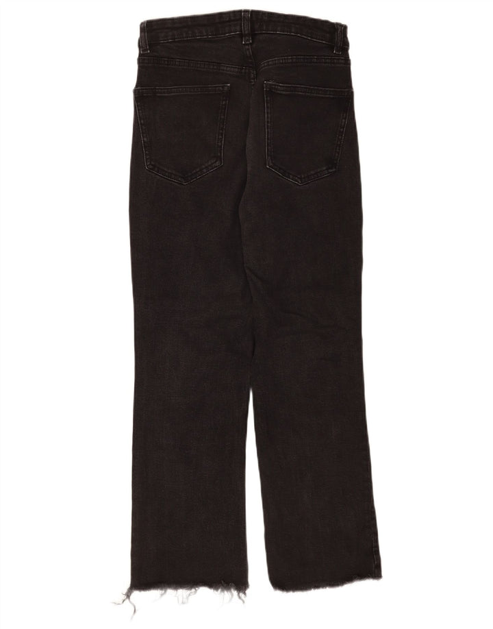 Damskie jeansy proste Zara EU 40 Medium W30 L25 czarne