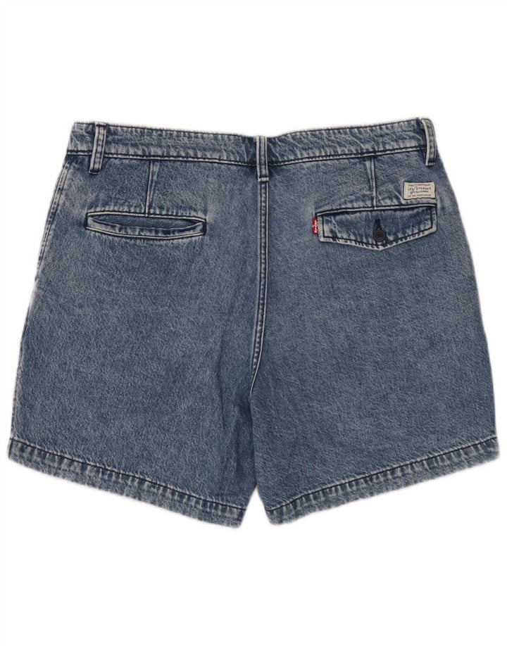 Damskie jeansowe spodenki chino Levi's W34, duże, niebieskie, bawełniane