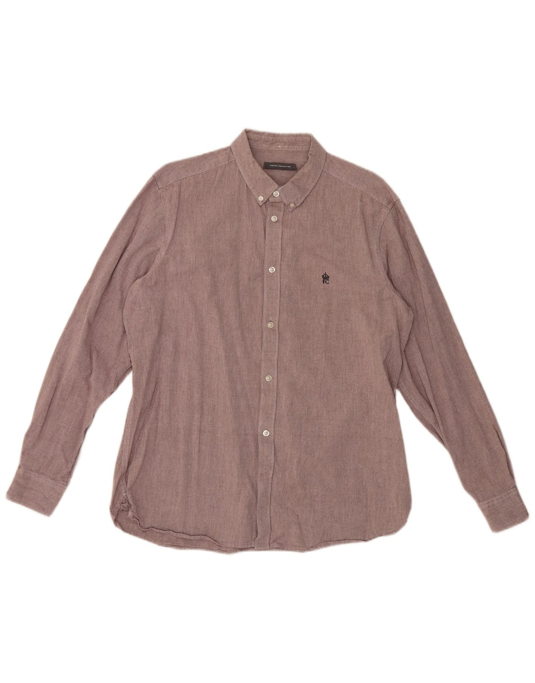 Koszula męska French Connection XL, fioletowa, bawełniana