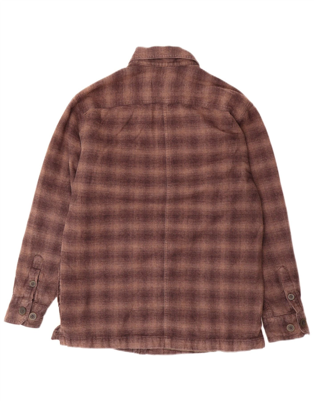IZOD Męska koszula flanelowa drwal, mała, brązowa, bawełniana krata